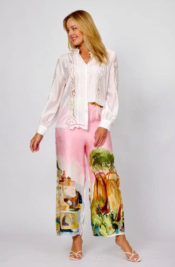 La Strada - Positano Print Pants