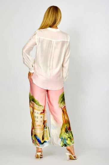 La Strada - Positano Print Pants