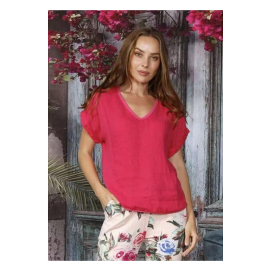 La Strada - Jane Shirt | Linen & Cotton)