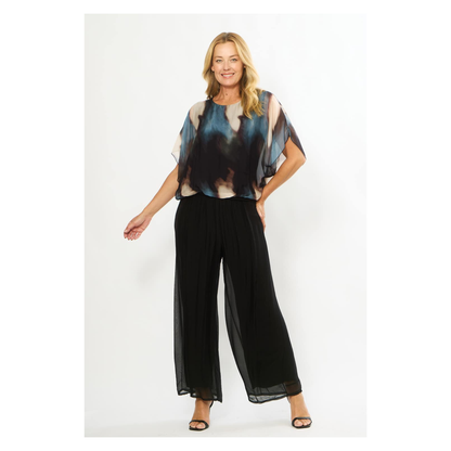 Manarola Bat Wing Top | Black