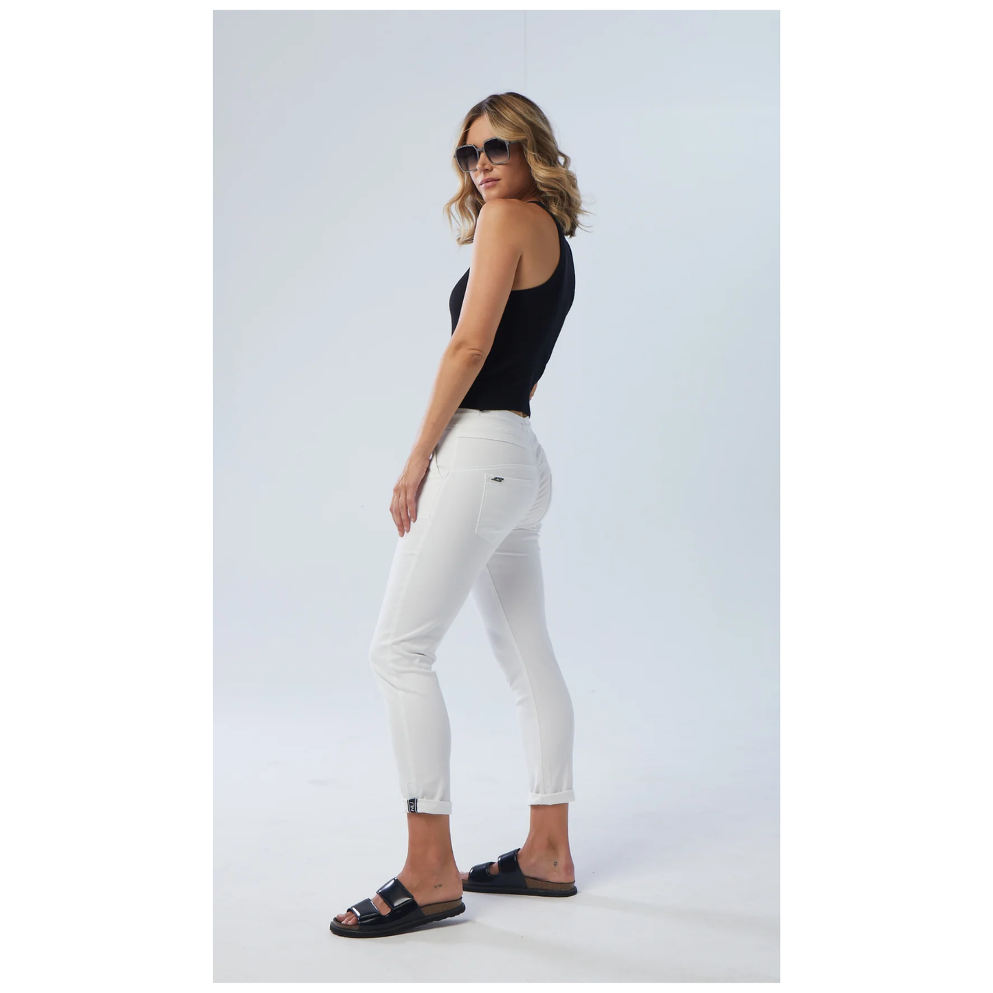 New London Jeans - Hope Jogger Jean | White