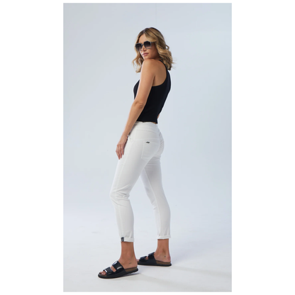 New London Jeans - Hope Jogger Jean | White