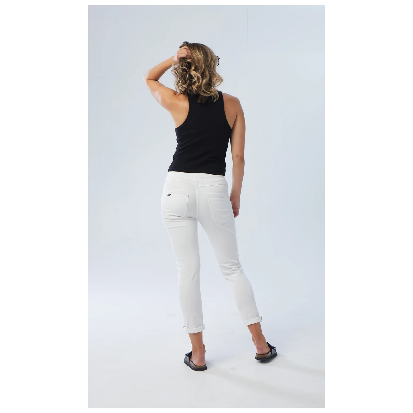 New London Jeans - Hope Jogger Jean | White