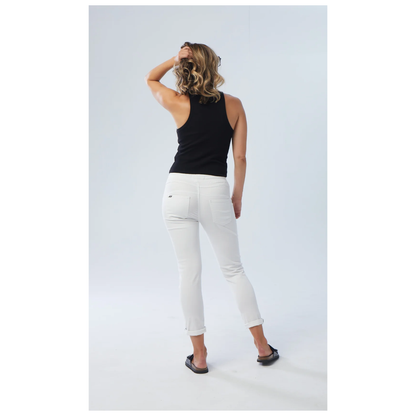 New London Jeans - Hope Jogger Jean | White