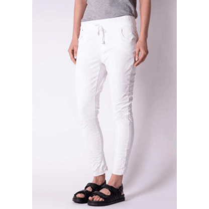 New London Jeans - Hope Jogger Jean | White