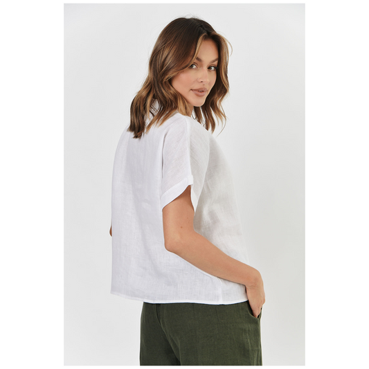 Naturals O&J - Highclere Top | White | GA314