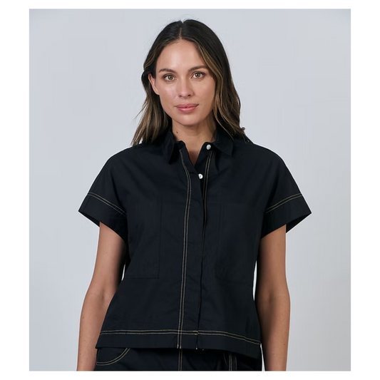 Naturals O&J - Maitland Top | Ink | GA533