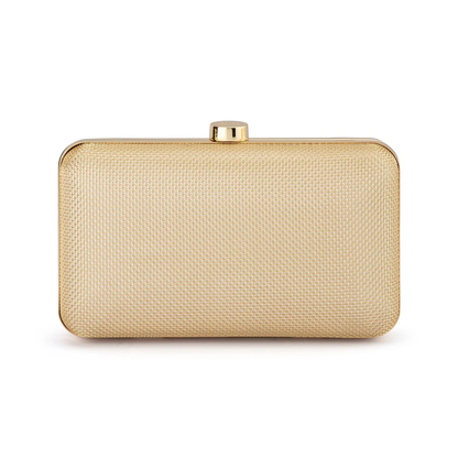 Olga Berg - Jen Mesh Clutch | Gold