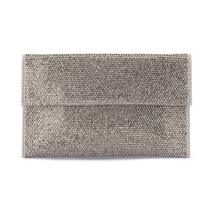 Olga Berg - Cara Envelope Clutch | Gunmetal