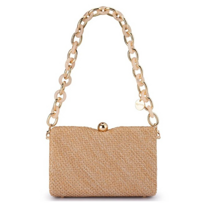 Olga Berg - Birdie Textural Handle Bag