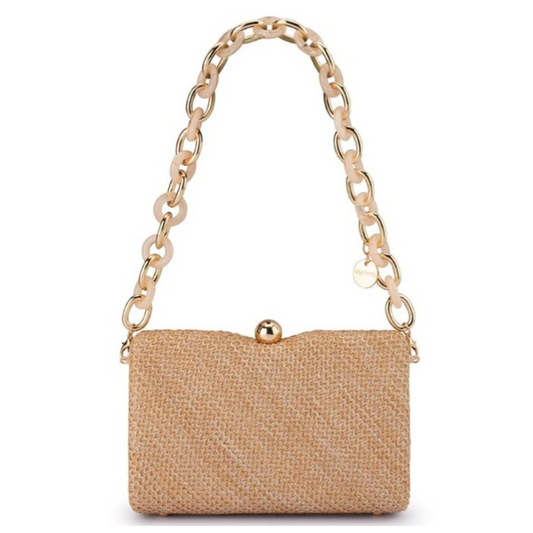 Olga Berg - Birdie Textural Handle Bag