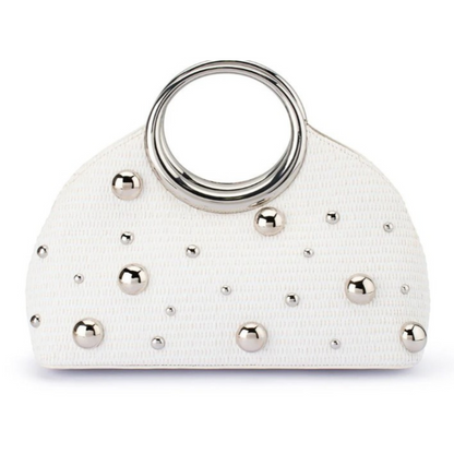 Olga Berg - Charlotte Woven Top Handle Bag