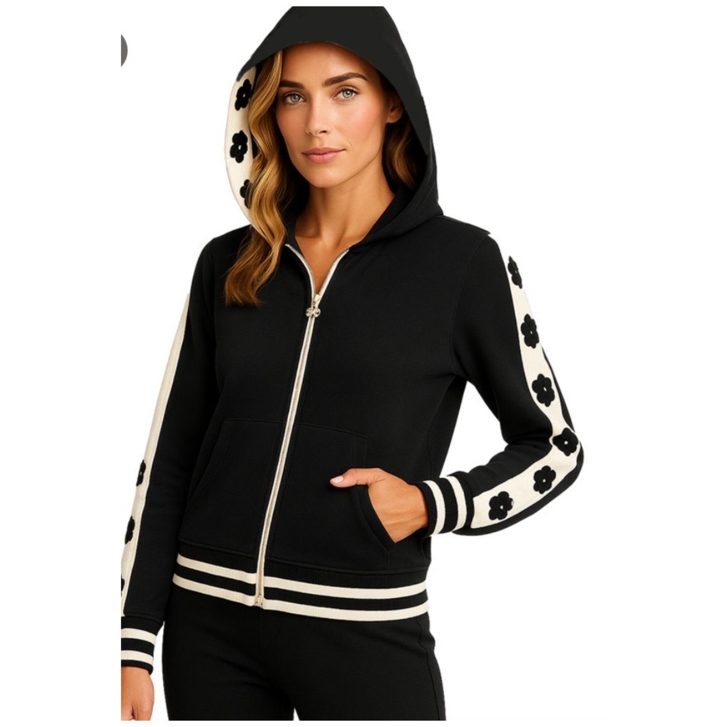 Malika Jogger Jacket | Black
