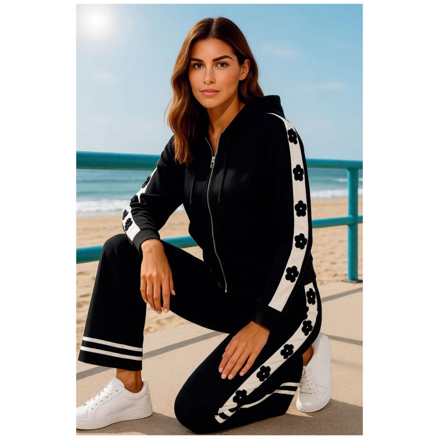 Malika Jogger Jacket | Black