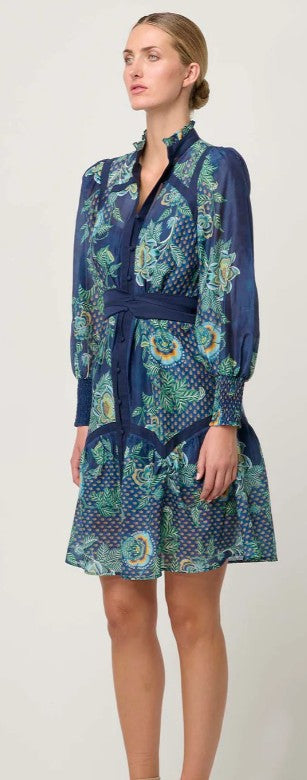 Once Was - Renata Cotton Silk Dress | Mariposa Zafiro