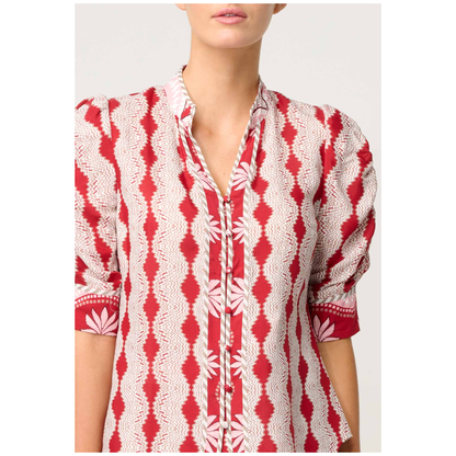 Once Was - Calantha Contrast Trim Shirt