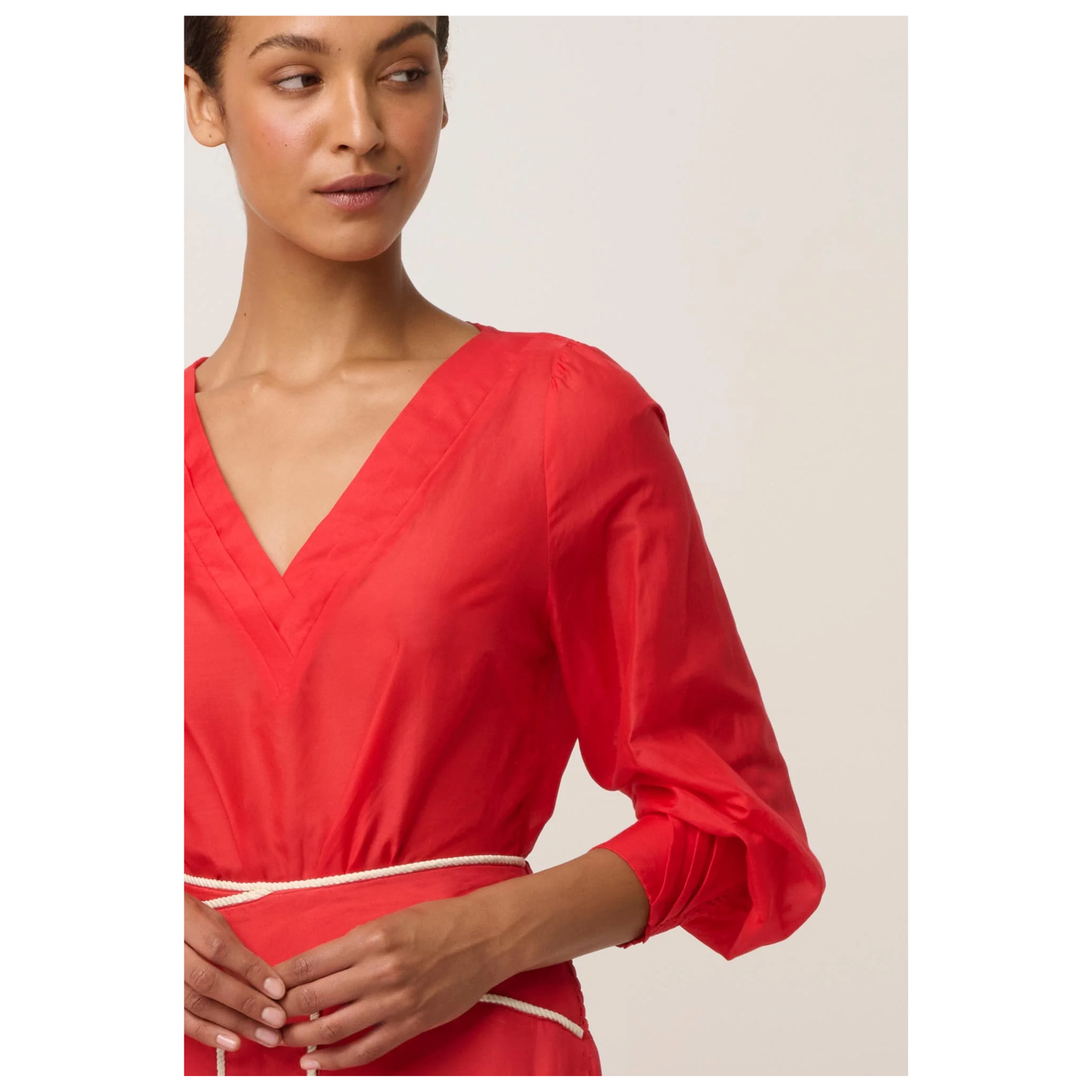 Once Was - Calissa V-Neck Blouse