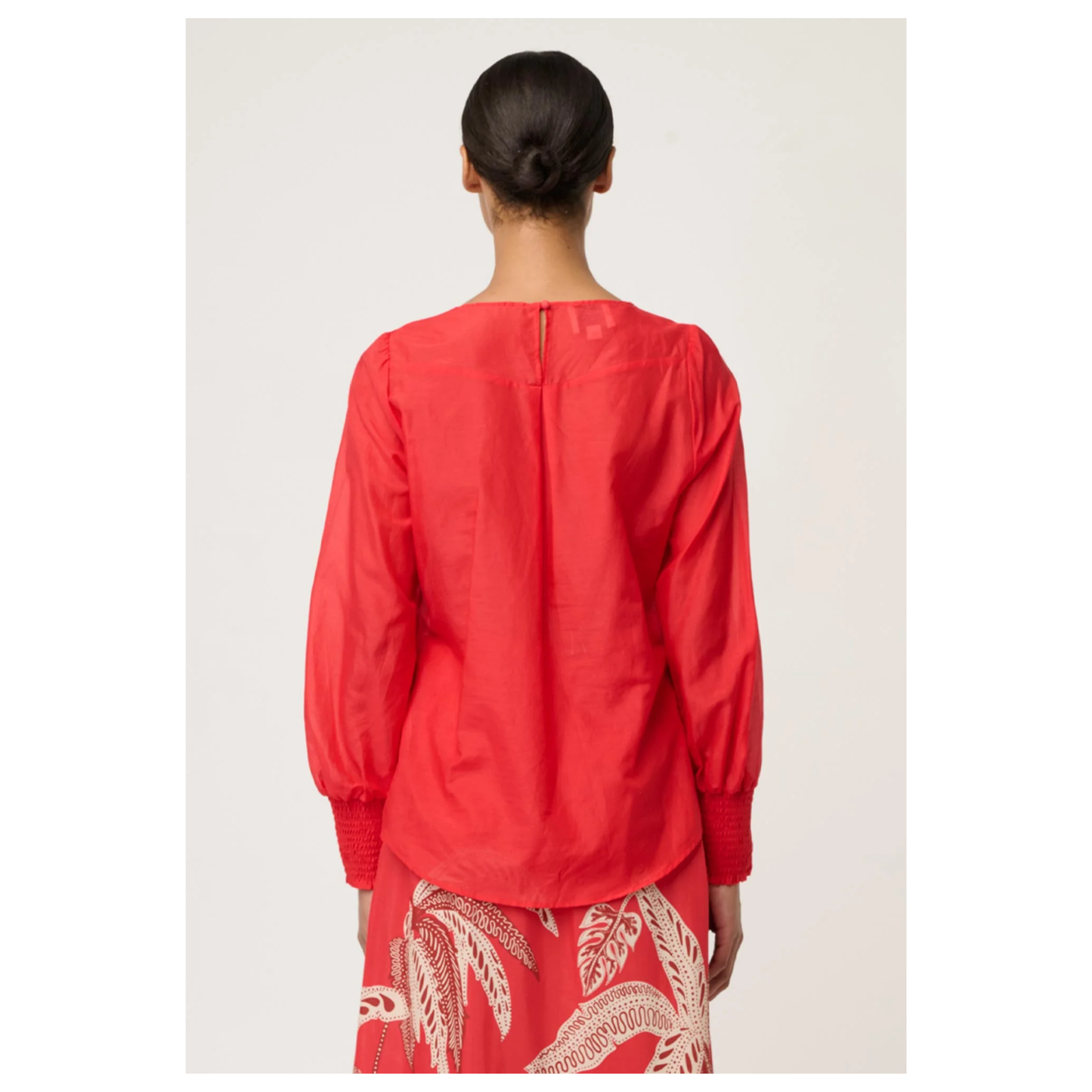 Once Was - Calissa V-Neck Blouse