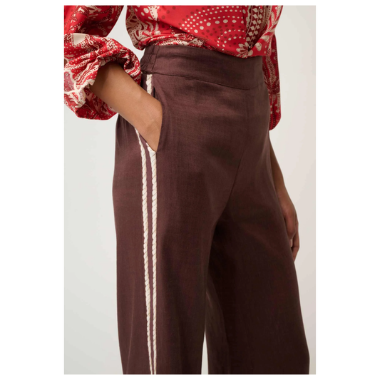 Once Was - Liora Linen Rope Pant