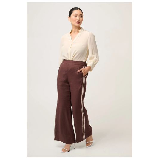 Once Was - Liora Linen Rope Pant