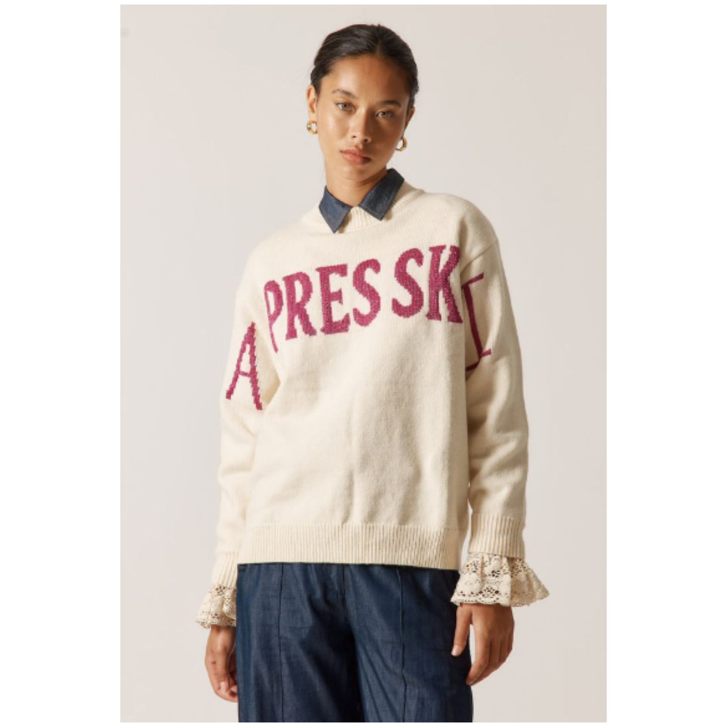 Rubyyaya - Apres Ski Sweater | Cream