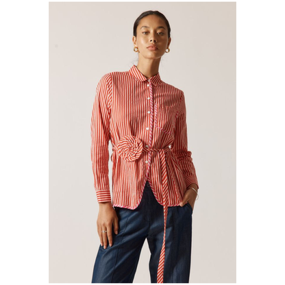 Rubyyaya - Countryside Red Rose Shirt