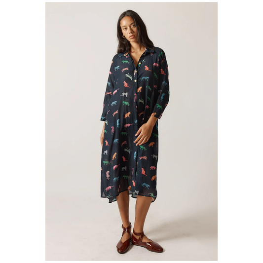 Funky Cats Midi Dress