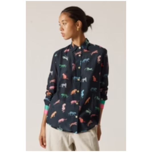 Funky Cats Shirt | Navy