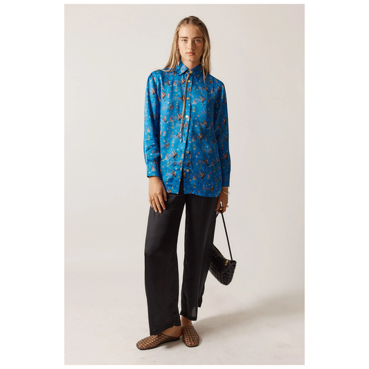 Howdy Cowgirl Shirt | Blue