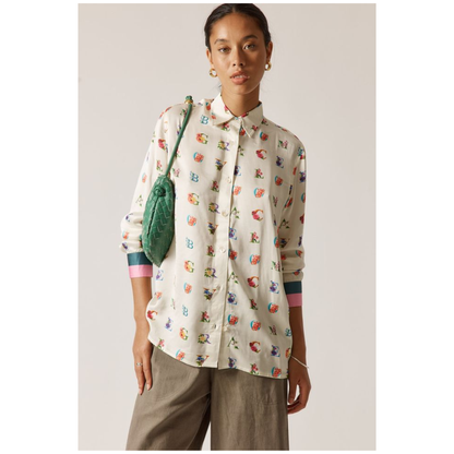 Rubyyaya - Love Bloom Cream Shirt