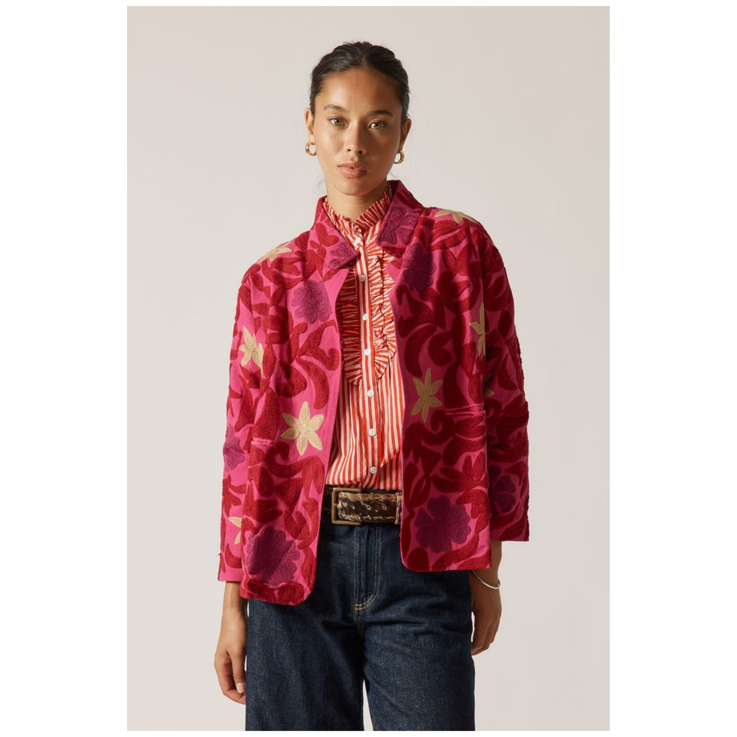 Rubyyaya - Meadow Field Pink Jacket