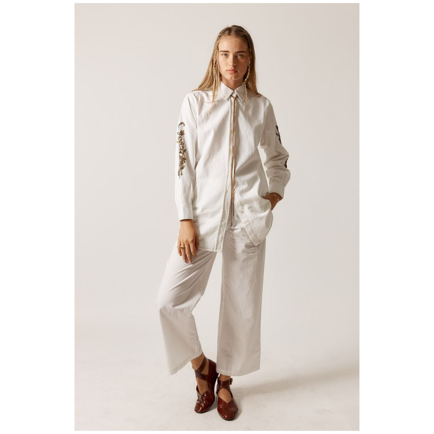 Rubyyaya - Montana White Shirt