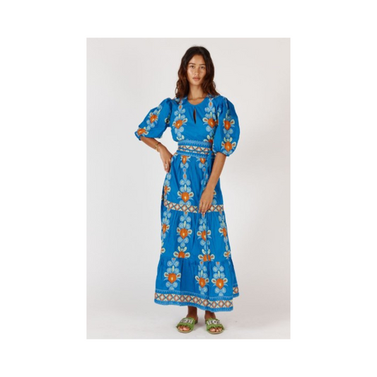 Rubyyaya - Carlos Maxi Dress | Blue