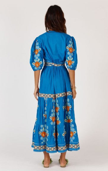 Rubyyaya - Carlos Maxi Dress | Blue