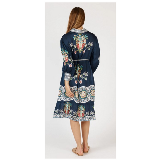 Rubyyaya - Garcia Midi Dress | Navy
