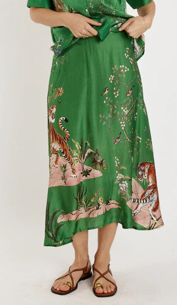Rubyyaya - Machali Skirt | Emerald