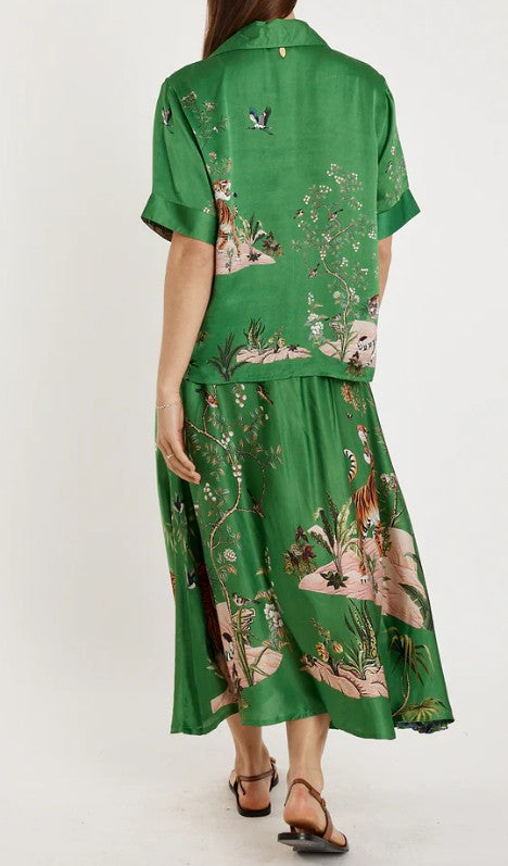 Rubyyaya - Machali Skirt | Emerald