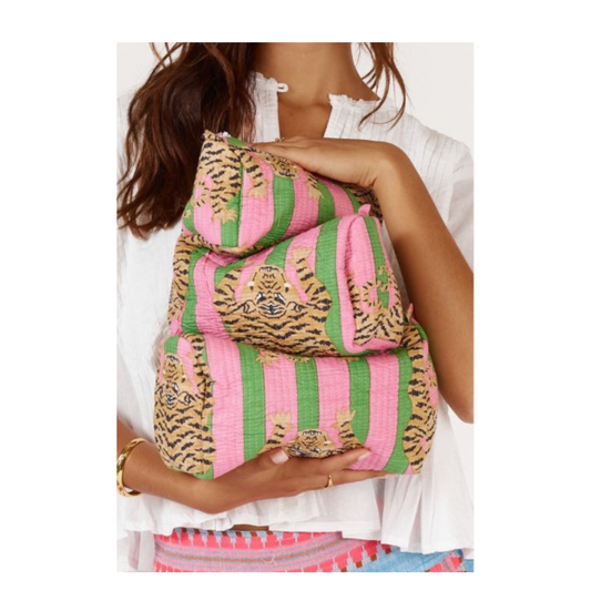 Rubyyaya - Blush & Roar Toiletry Bag | Set of 3