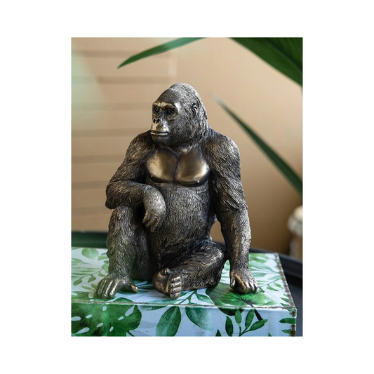 Giftware - Gorilla Statue | Bronze | PICK-UP INSTORE ONLY