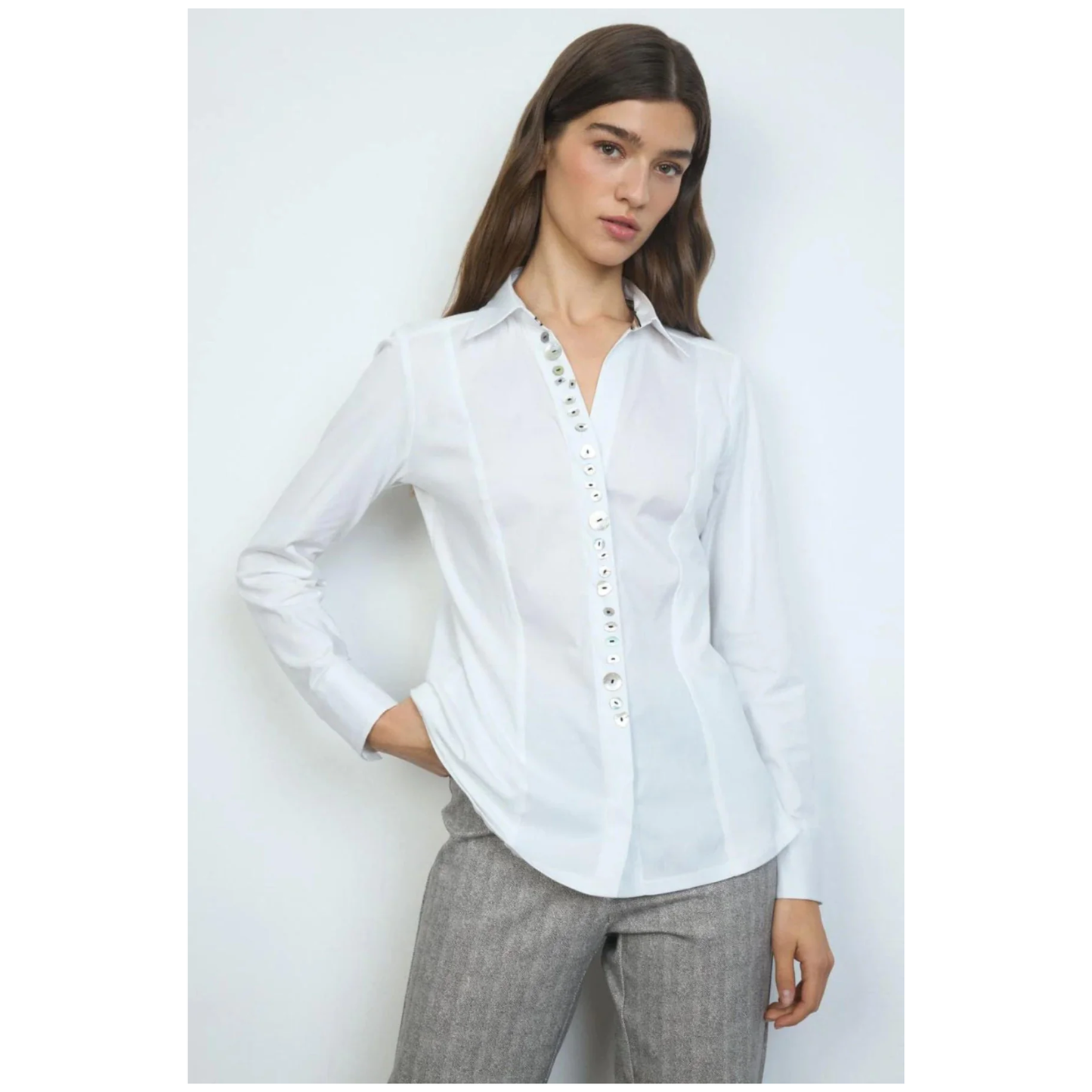 Alessandra Shirt | White