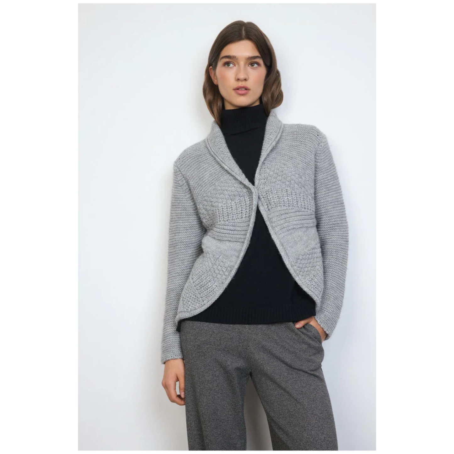 Violetta Cardigan | Light Grey