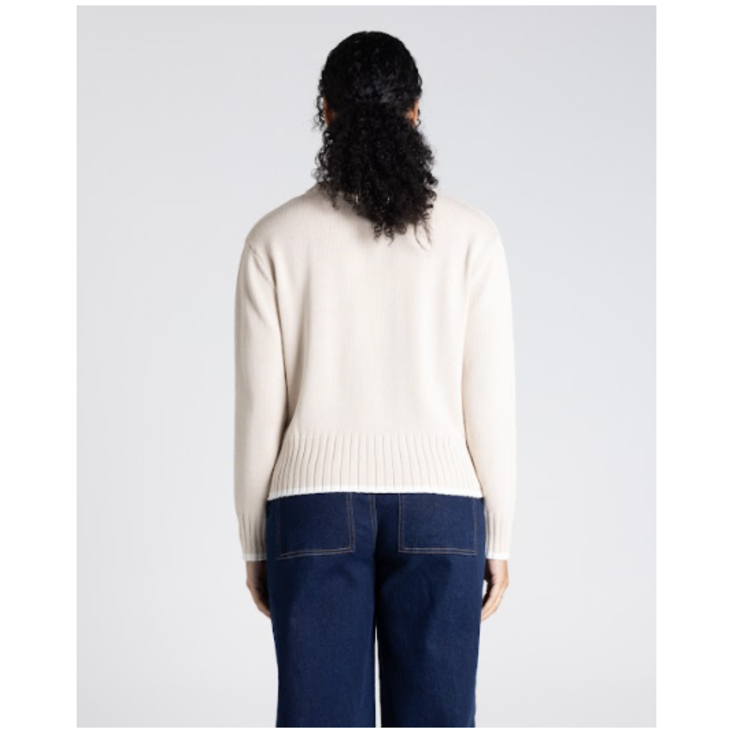 Two T's - Naples Cable Knit Sweater | Oat