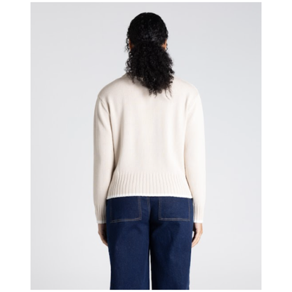 Two T's - Naples Cable Knit Sweater | Oat