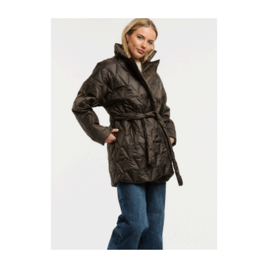 Urban Luxury - Vanessa Quilted Puffer Jacket | Choco