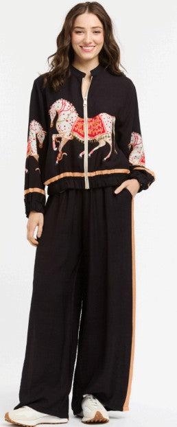 Urban Luxury - Giacco Bomber & Pant Set | Black