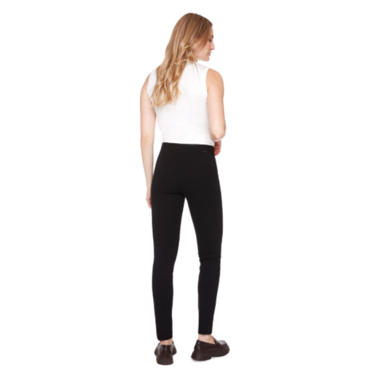 UP - Ponte Basic Slim Leg Pant | Black