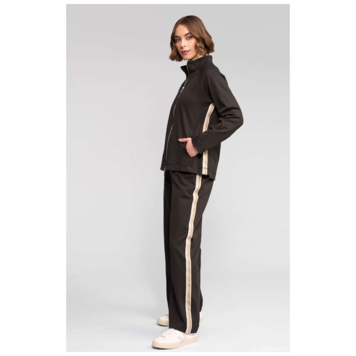 Vassalli - Weekend Zip-Up Jacket | Dark Hunter