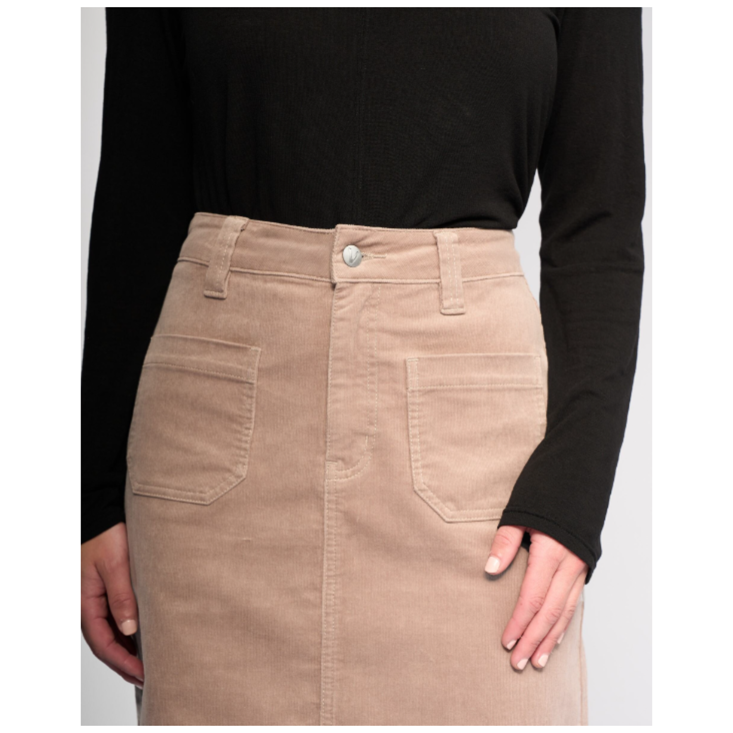 Vassalli - Lane Cord Skirt | Twig