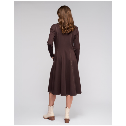 Vassalli - Miner Dress | Chocolate