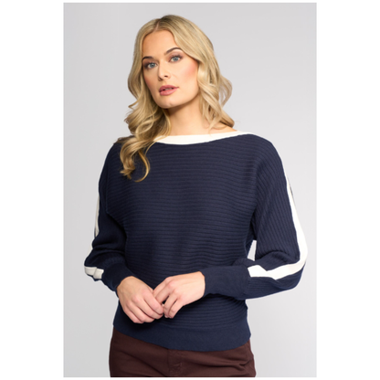 Vassalli - Kiki Sweater | Ink/Winter White